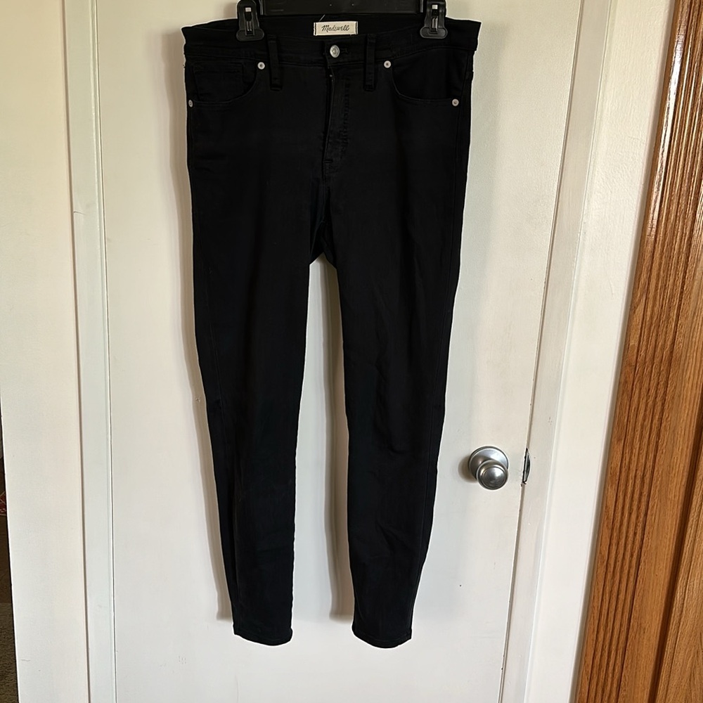 Madewell 9" Tall Black Jeans